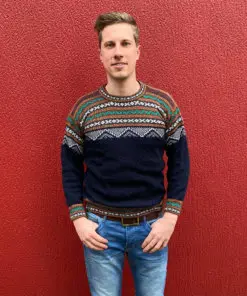 Alpaka Wolle Pullover Herren