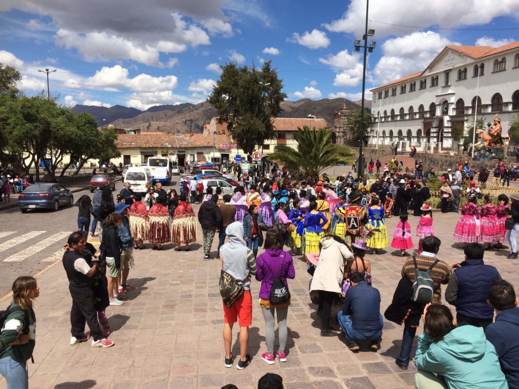 Cusco Stadt Alpaka Pullover Peru